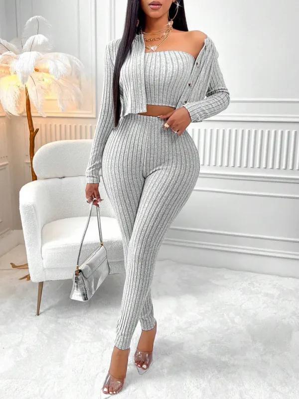 Look completo conjunto feminino casual elegante