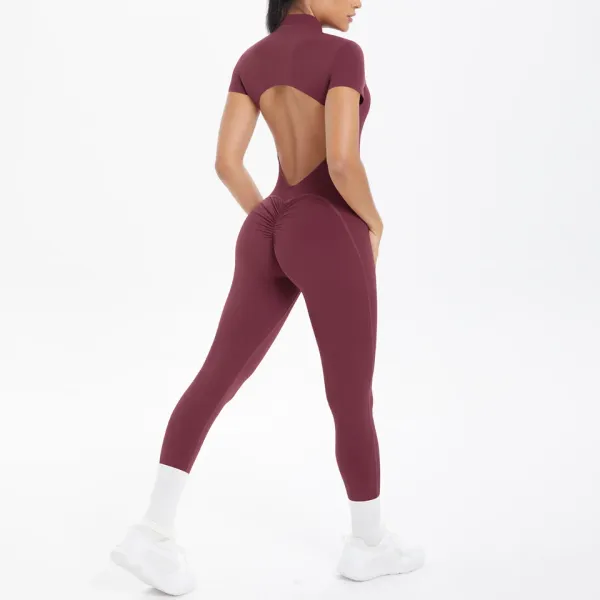 Macacão fitness feminino look academia yoga