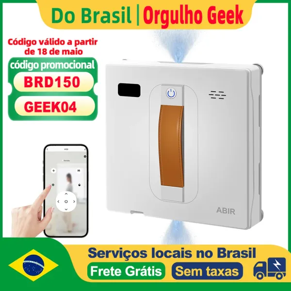 Robô lavador de janelas ABIR WD8 design compacto