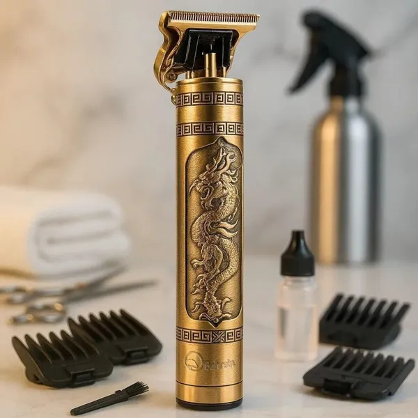 M&aacute;quina de barba e cabelo Pro 3 em 1 com acess&oacute;rios